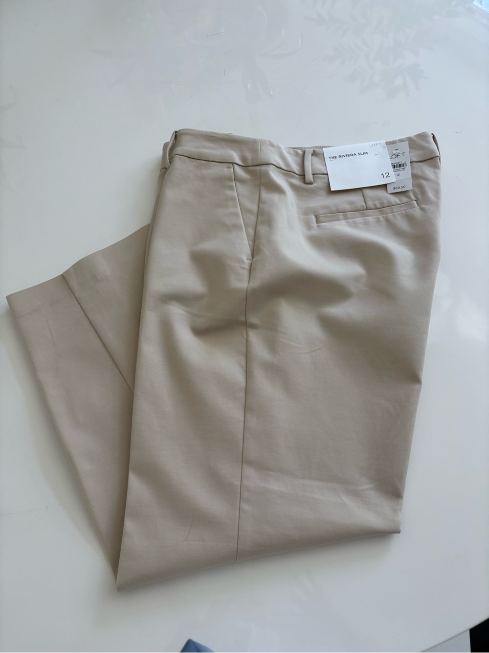 LOFT Cotton Slacks